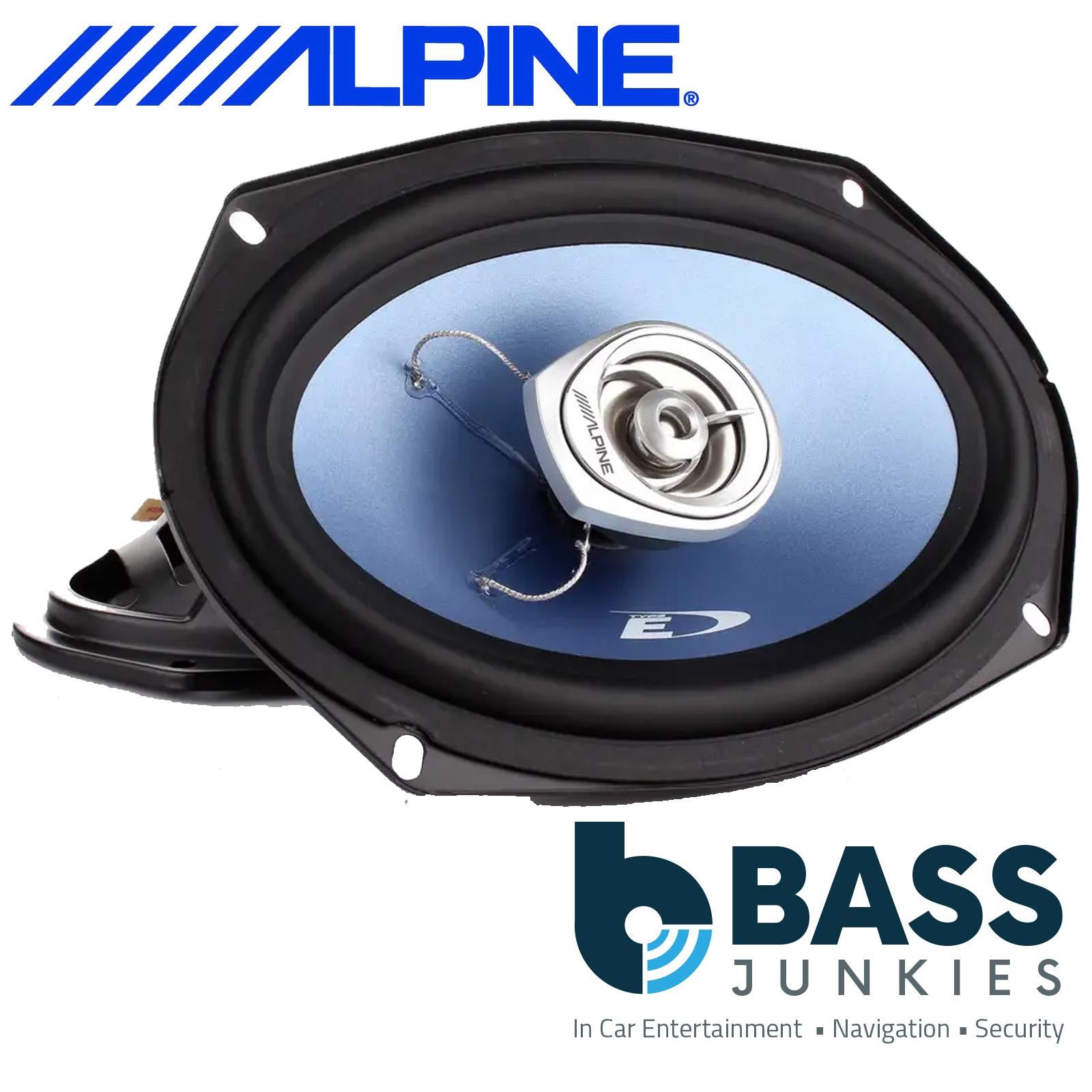 Alpine SXE-69C2 - Car Stereo 6"x9" Inch 560 Watts 2 Way Shelf Coaxial Speakers