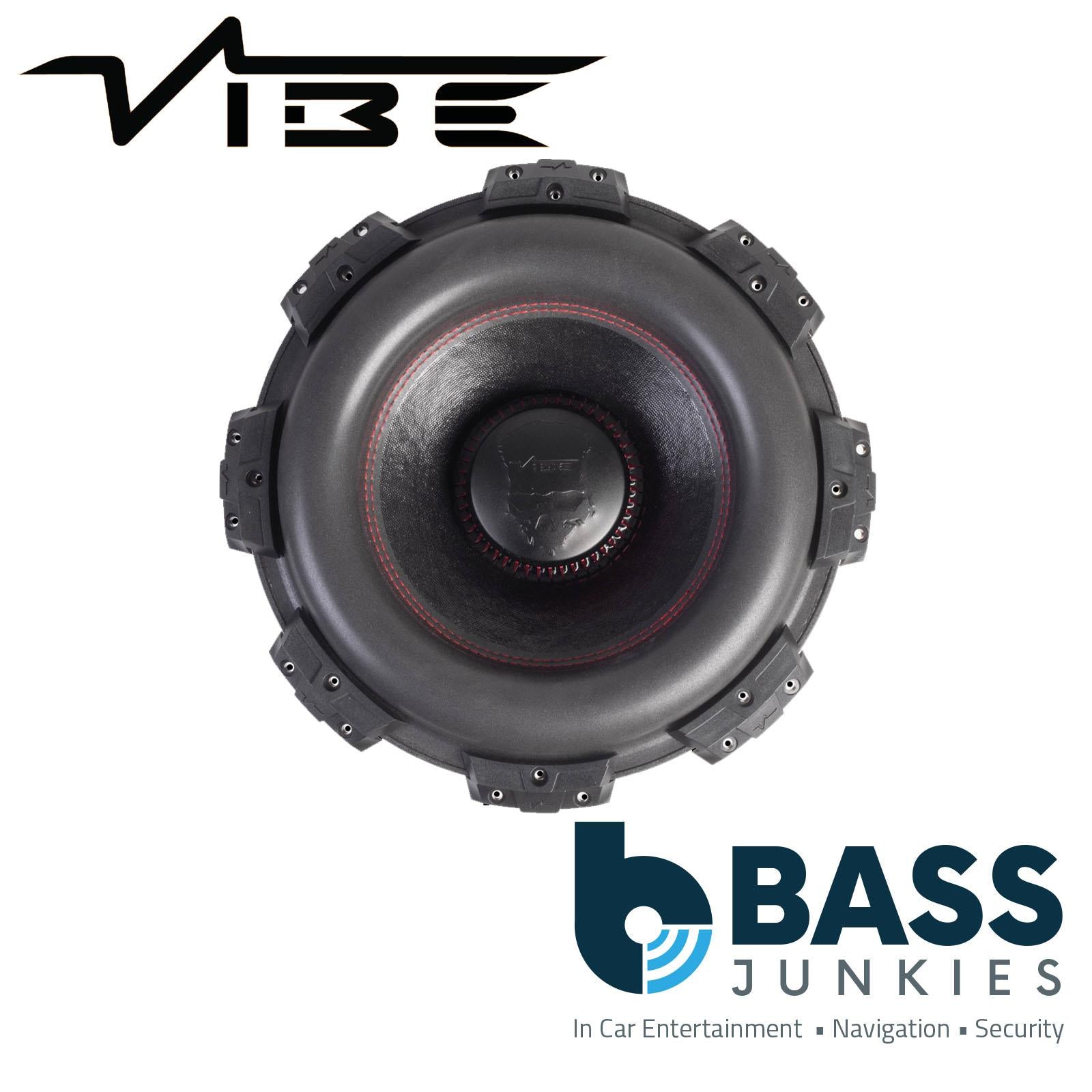 VIBE BD15D1SPL-V4 Back Death 15 Inch 9000W Max 1 Ohm SPL Car Audio Subwoofer