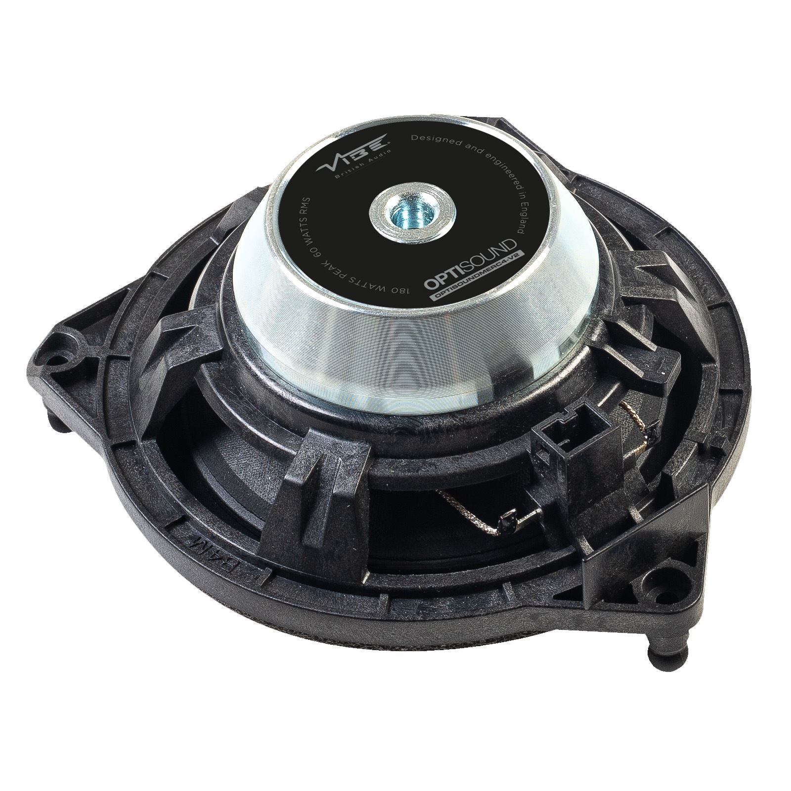 Vibe OPTISOUNDMERC4-V2 Mercedes C E GLC S Class 180 Watts Peak Direct Fitment Car 2 Way Plug & Play Front or Rear Door Coaxial Speakers OEM connectivity
