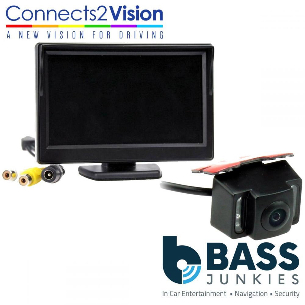 Connects2 CAM-4 Universal Car Van CMOS III Rear View Reversing Camera & 5" Dash Mount Screen Kit