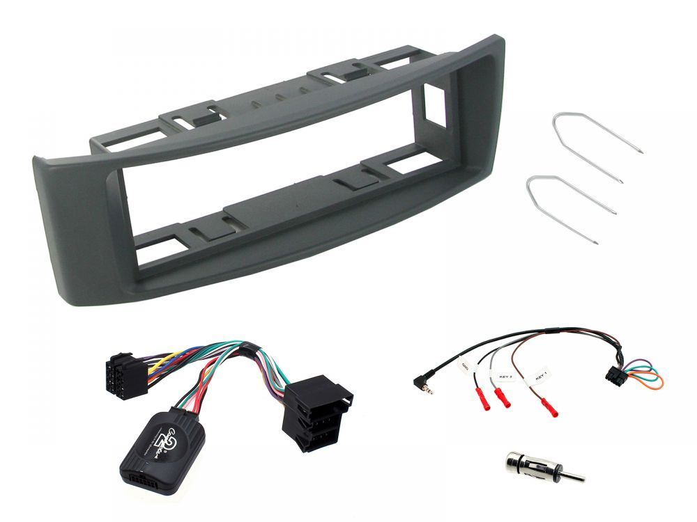 Connects2 CTKRT03 - Renault Megane 2000 - 2002 Single Din Fascia & Steering Wheel Interface Installation Kit