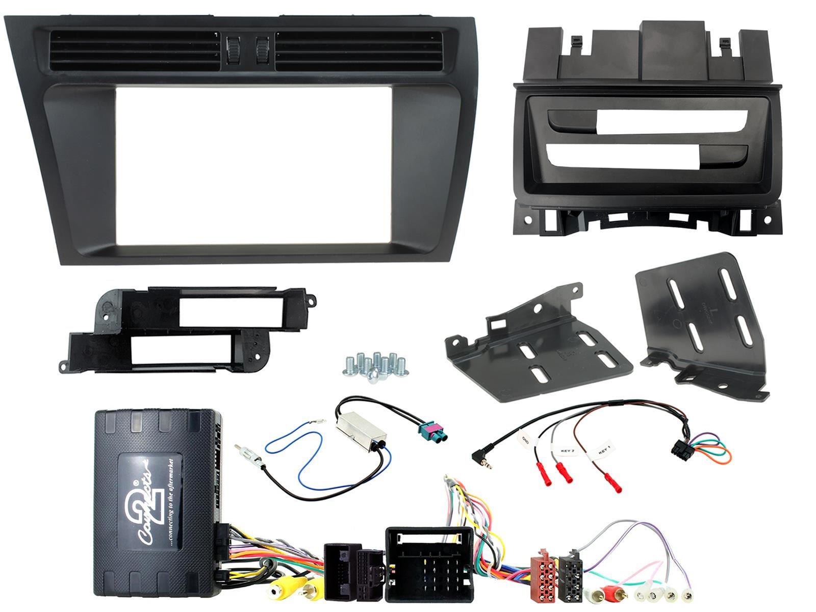 SONY DAB+ Apple | Android Double Din Stereo Fitting Kit + Steering Wheel Stalk Controls to fit Audi A4 2008-16 | Audi A5 2008-16