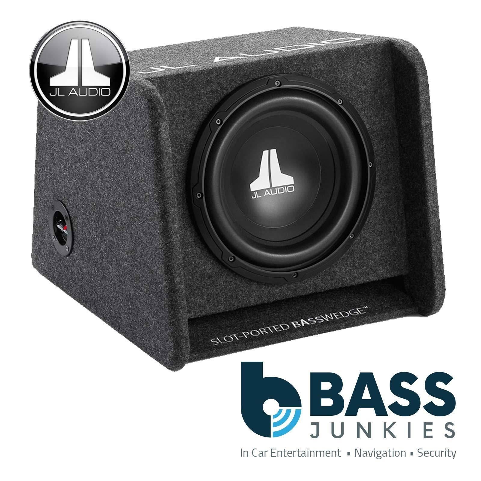 JL Audio Bass Wedge 12" Ported Car Sub Woofer Bass Box & JX500.1 Amplifer Pack