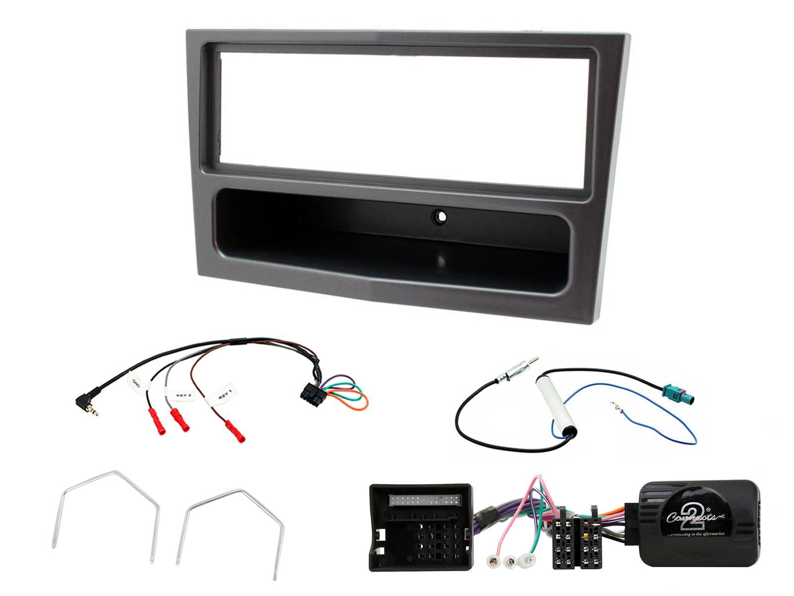 Connects2 CTKVX29 - Vauxhall Astra 2004 Onwards Double Din Fascia Installation Kit