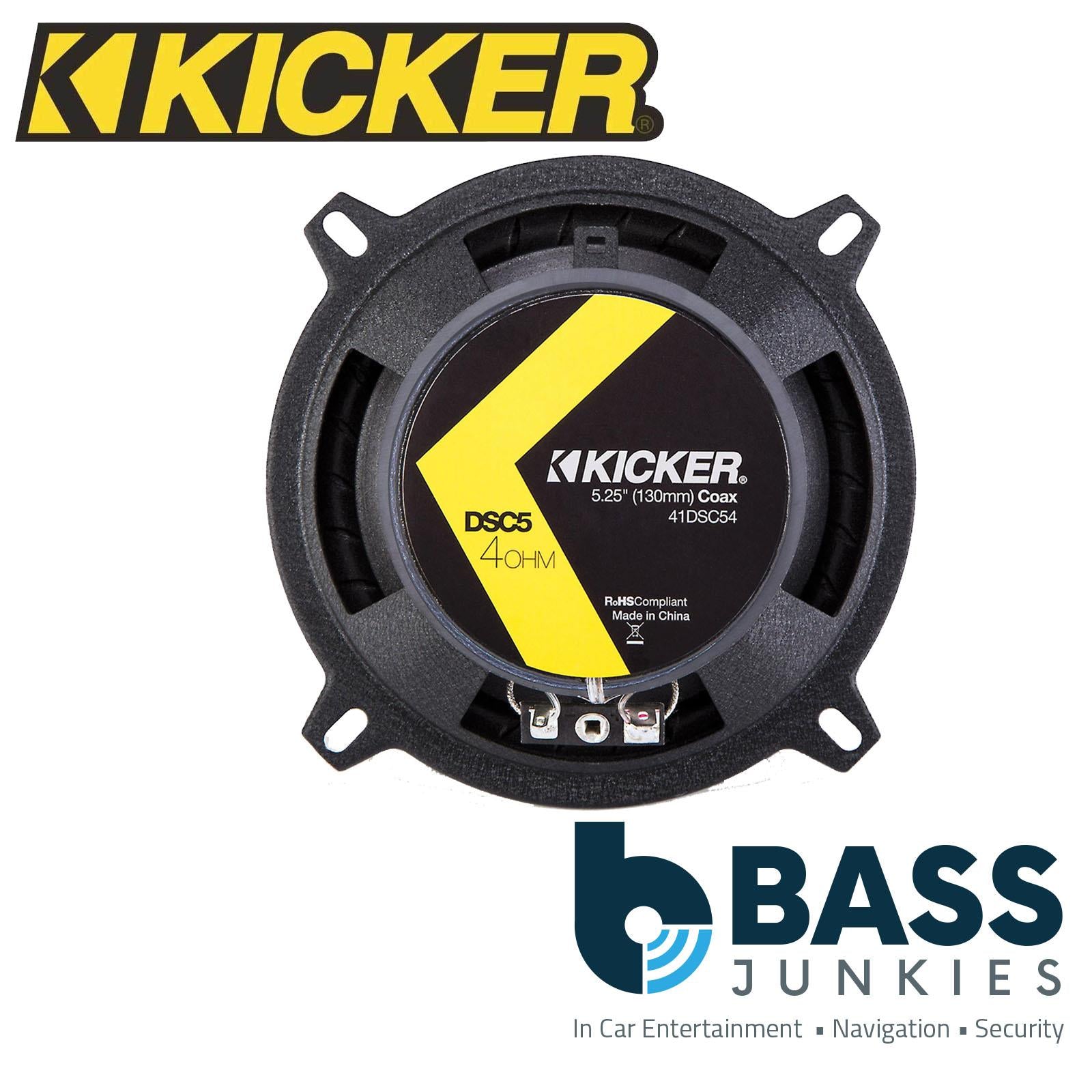 Kicker 41DSC54 5.25 inch 2-Way 4 Ohms 200W Max Power Car Audio Speaker Pair