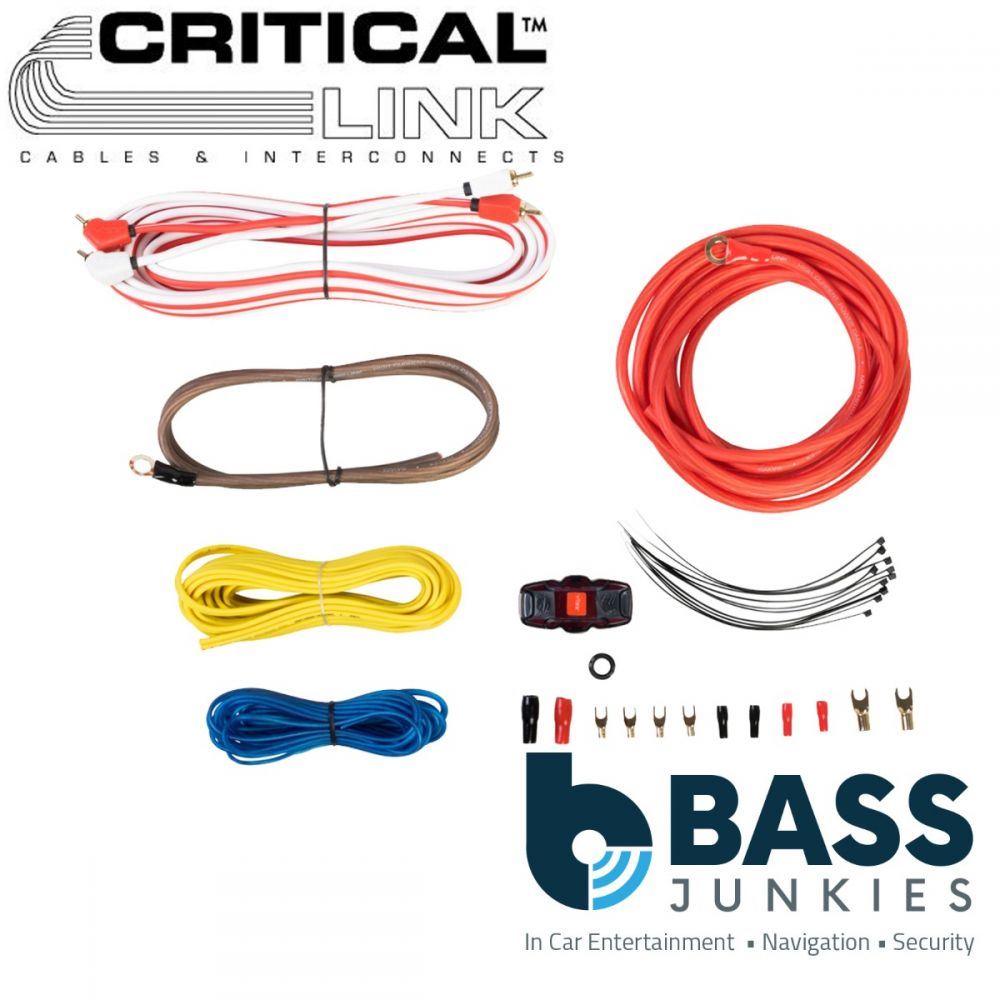 Vibe Critical Link CL8AWKT-V7  - 1500 Watts 8 AWG Advanced Car Amp Amplifier Wiring Kit