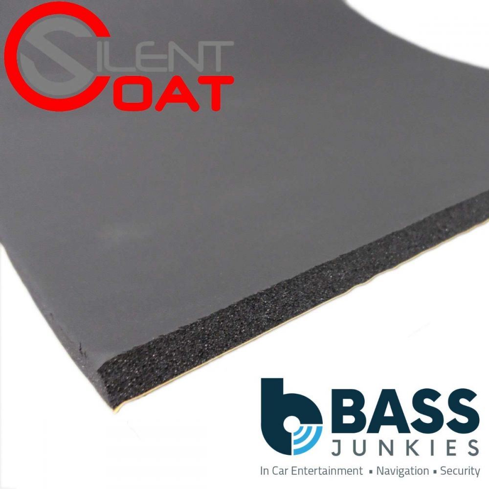 Silent Coat Noise Isolator 6 Sheets x 10mm Sound Deadening Closed Foam Mat