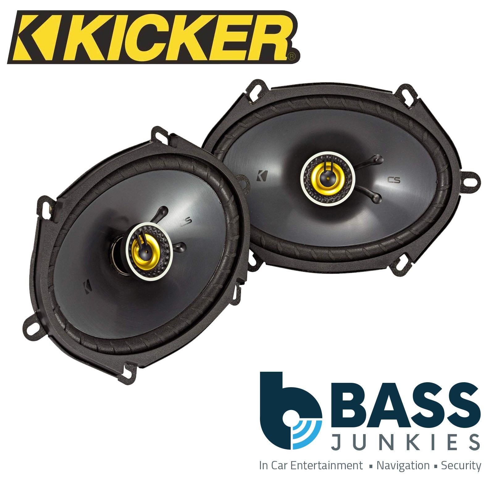 Kicker CS Series 46CSC684 - 6x8" 450 Watts 2 Way Car Van Door Coaxial Speakers (Pair)