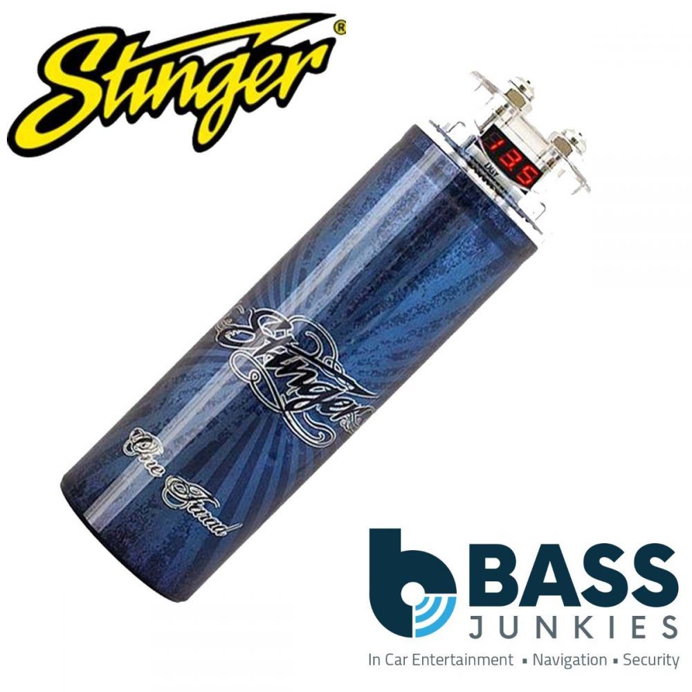 Stinger SPC111 - 1 Farad 20V Black Digital Power Capacitor