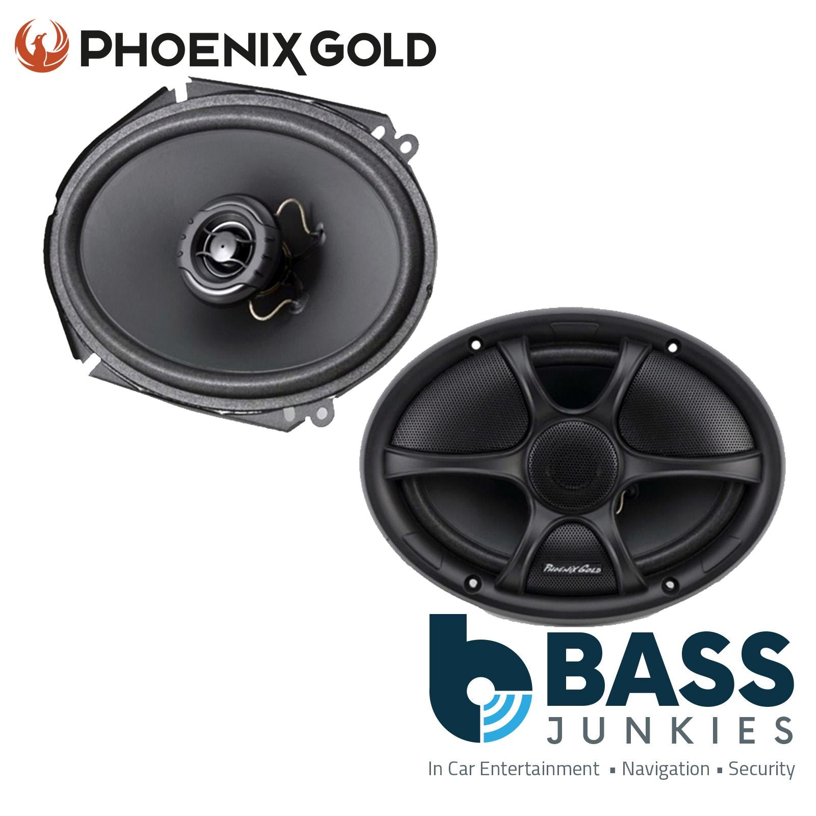 Phoenix Gold RX57CX - RX Series 5" x 7" Inch 50 Watts Car Coaxial Speakers