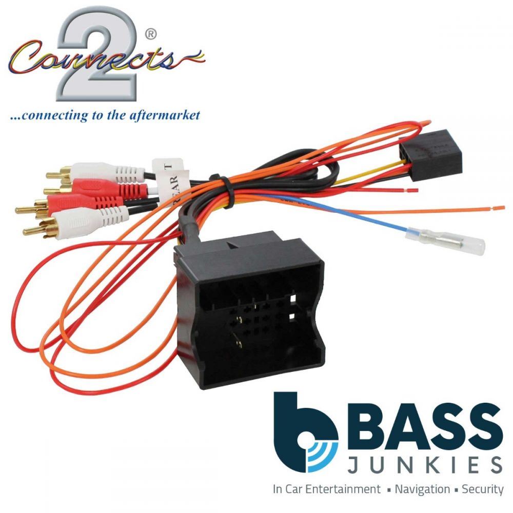 Connects2 CT20AU07 - Audi A3 / A4 /  A6 / TT Car Stereo Radio Quadlock ISO Harness Adaptor