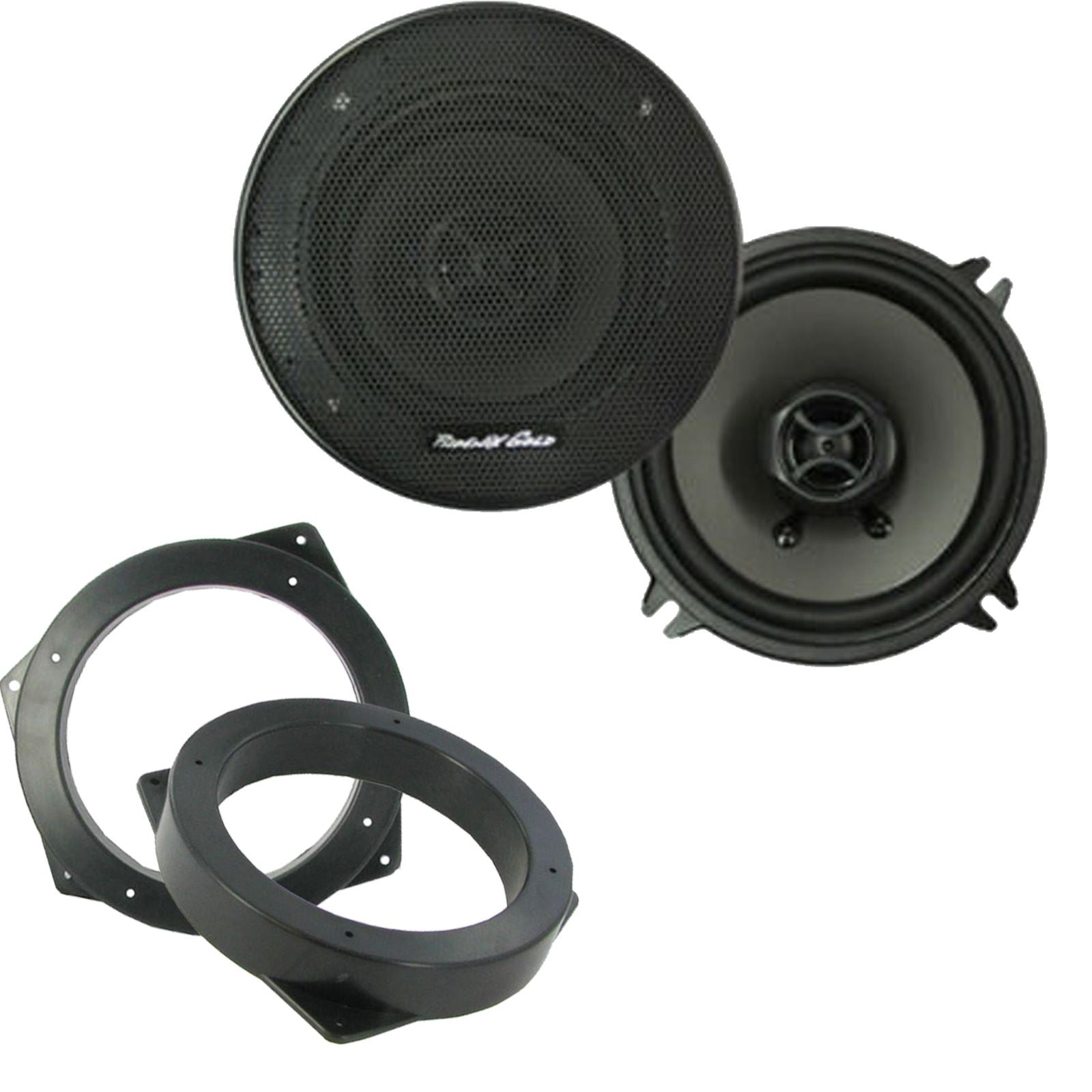 Phoenix Gold Z5CX 2-Way 130mm/13cm/5.25" Coaxial Speakers (Per Pair 280 Watts) Fits BMW Mini 2001-06 | 3-Series 01-04