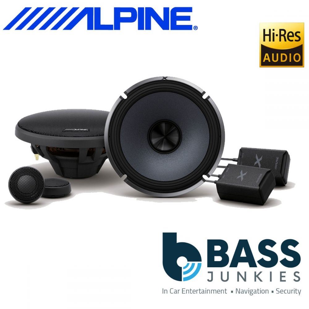 Alpine X-S65C 360 Watts 6-1/2" 2 Way Coaxial Speakers