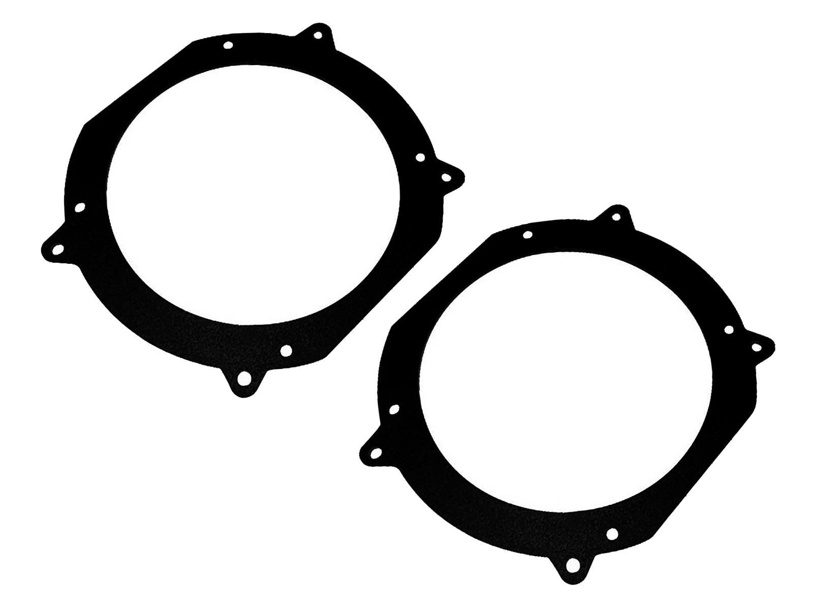 Ground Zero 2-Way 130mm/13cm/5.25" Car Coaxial Speakers (Pair Max 220 Watts) Fits Volvo 740 1984-92 | 760 82-90 | 940 90-98 | 960 90-96