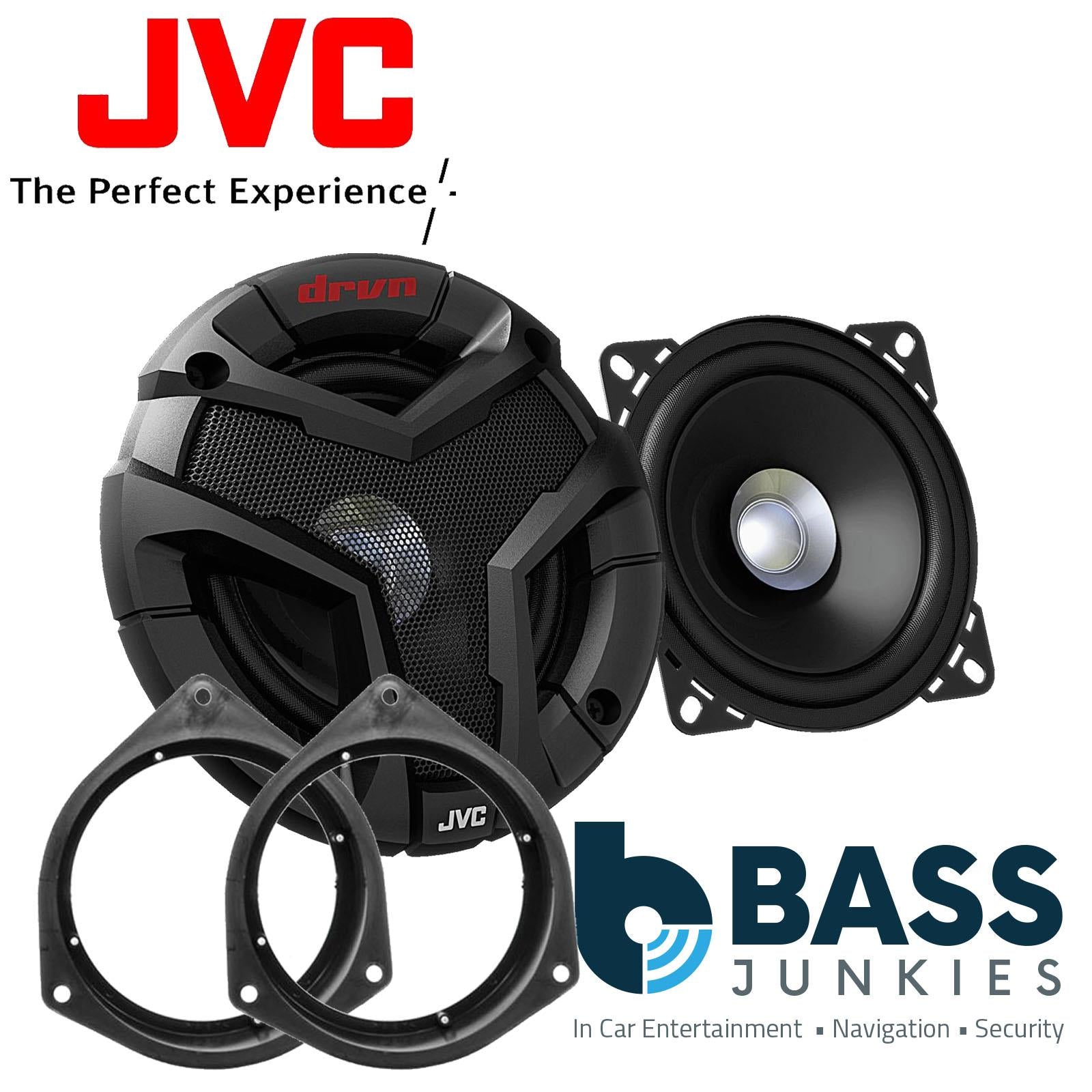 JVC CS-V418 4" 10cm Dual Cone 360 Watts Car Van Door Coaxial Speakers Pair Fits