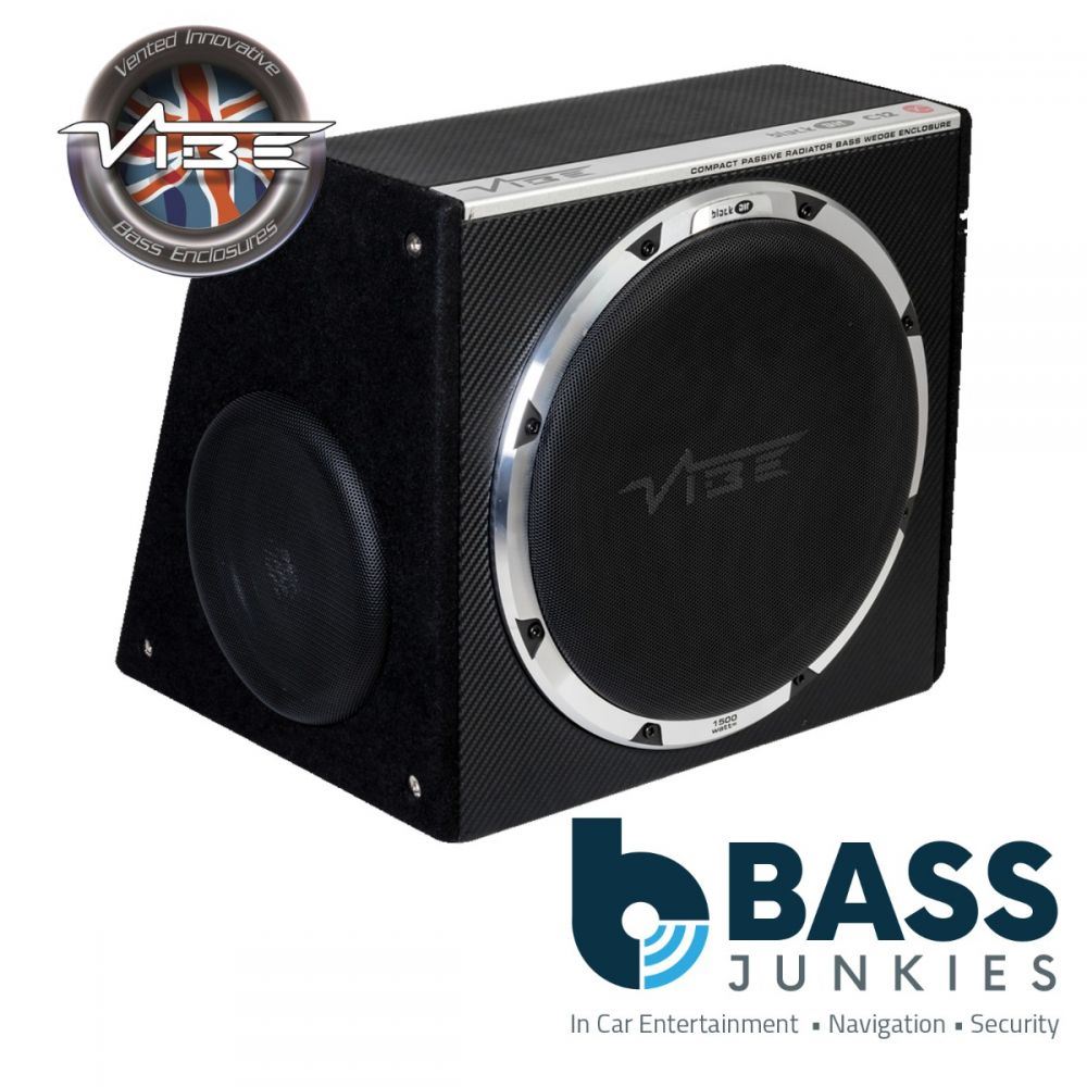 Vibe BLACKAIRC12-V6 12" 30cm 1500 Watts BlackAir Compact Passive Car Subwoofer Enclosure