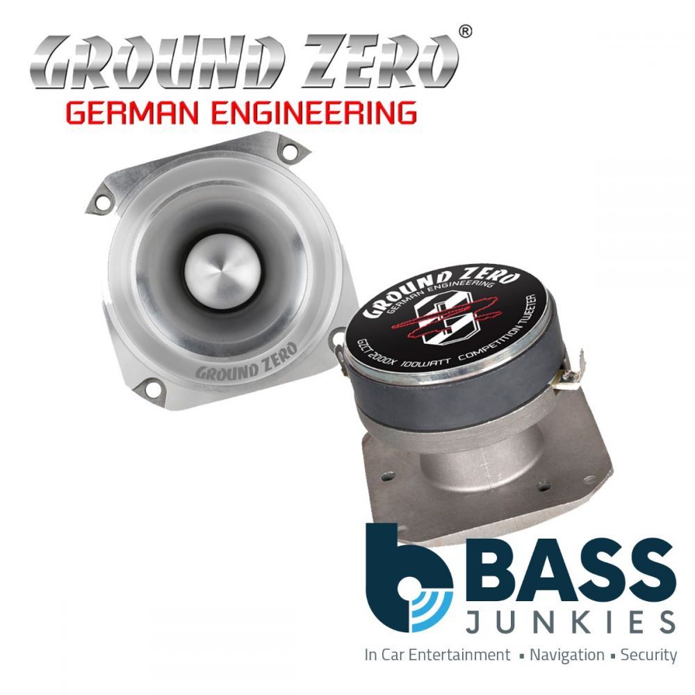Ground Zero GZCT 2000X - 3.1" Inch 7.9cm 100 Watts Car Compression Tweeter - Single