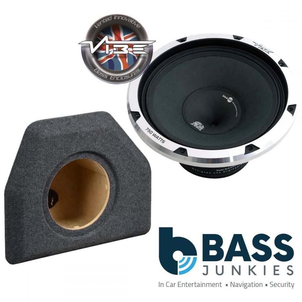 Volkswagen Passat 2005-2014 Vibe BLACKDEATH Pro 10" 500 Watts Car Subwoofer Custom Bass Box Kit