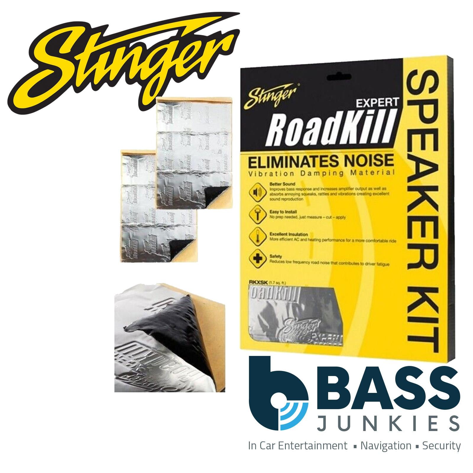 Stinger RKXSK ROADKILL EXPERT - SPEAKER KIT 1.7sqft, 2/pack (10 x 12")
