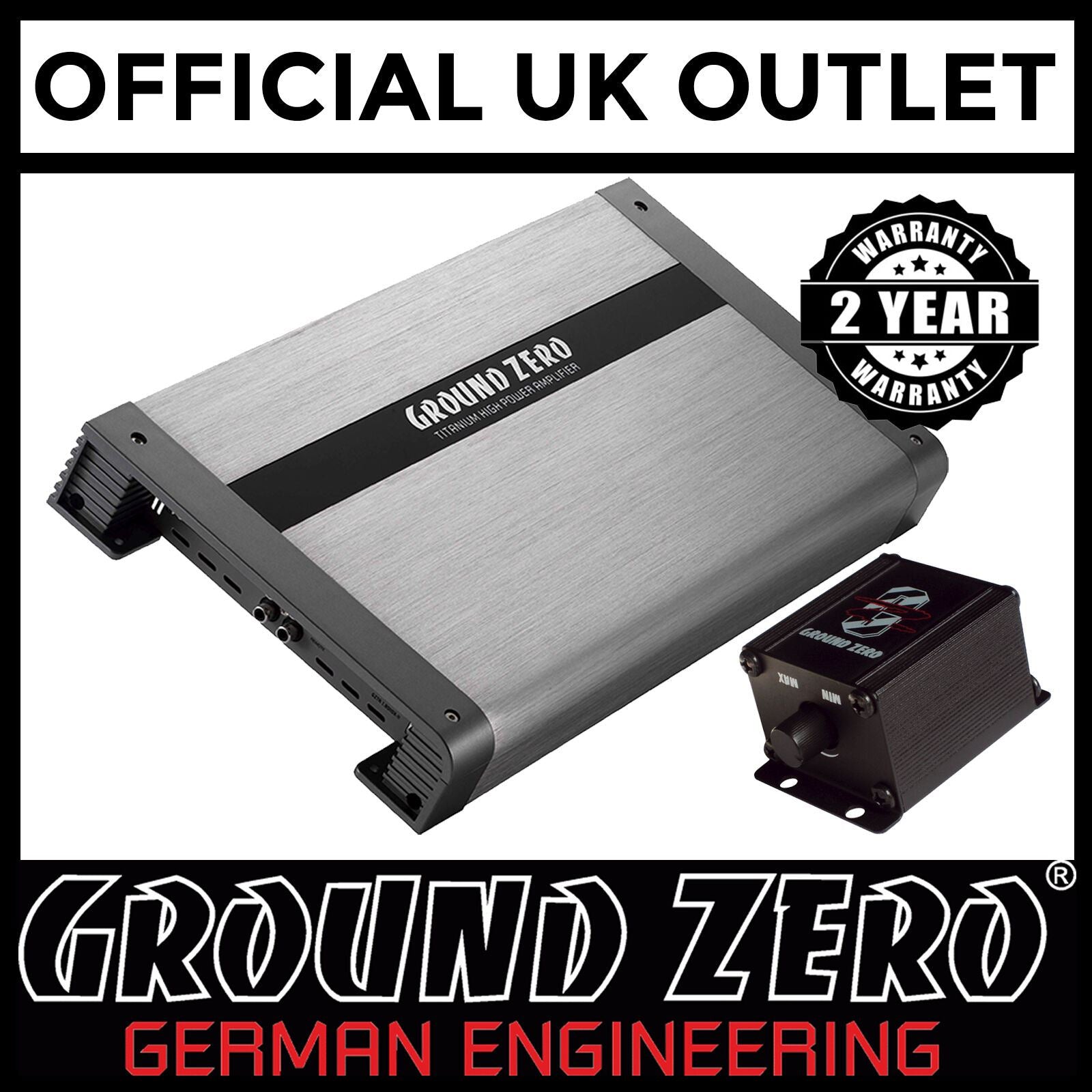Ground Zero GZTA 1.800DX-II - Mono amplifier - 1 x 850 WRMS @ 1 ohm