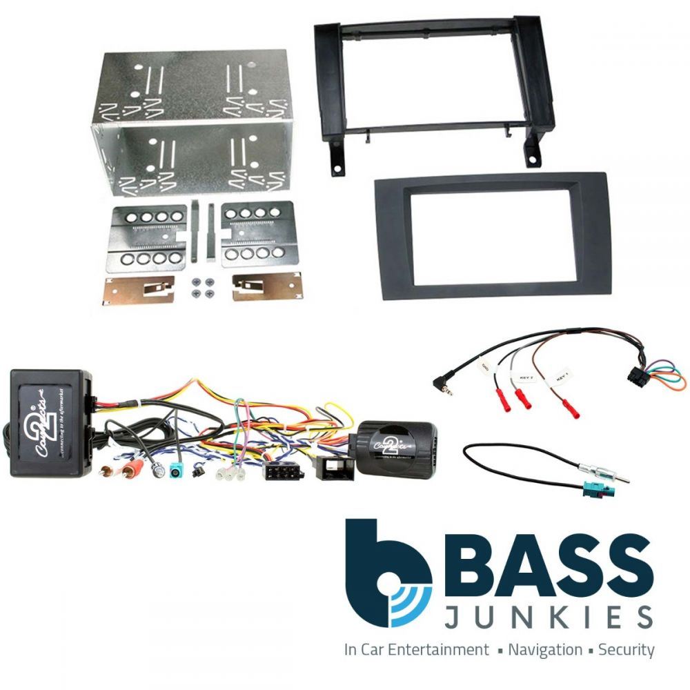Connects2 CTKMB24 - Mercedes SLK 2004-2010 Double Din Fascia Installation Kit