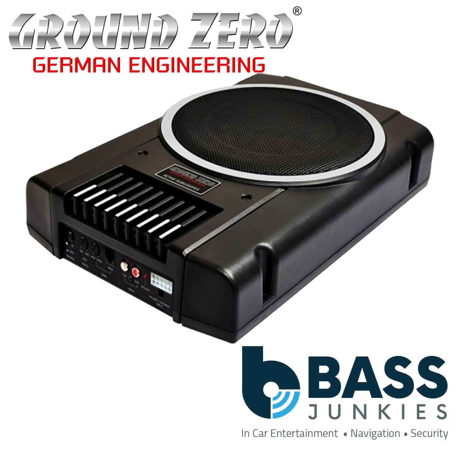 Ground Zero GZTB 20ACT - Active Underseat 8" inch 20cm 160 Watts Car Subwoofer