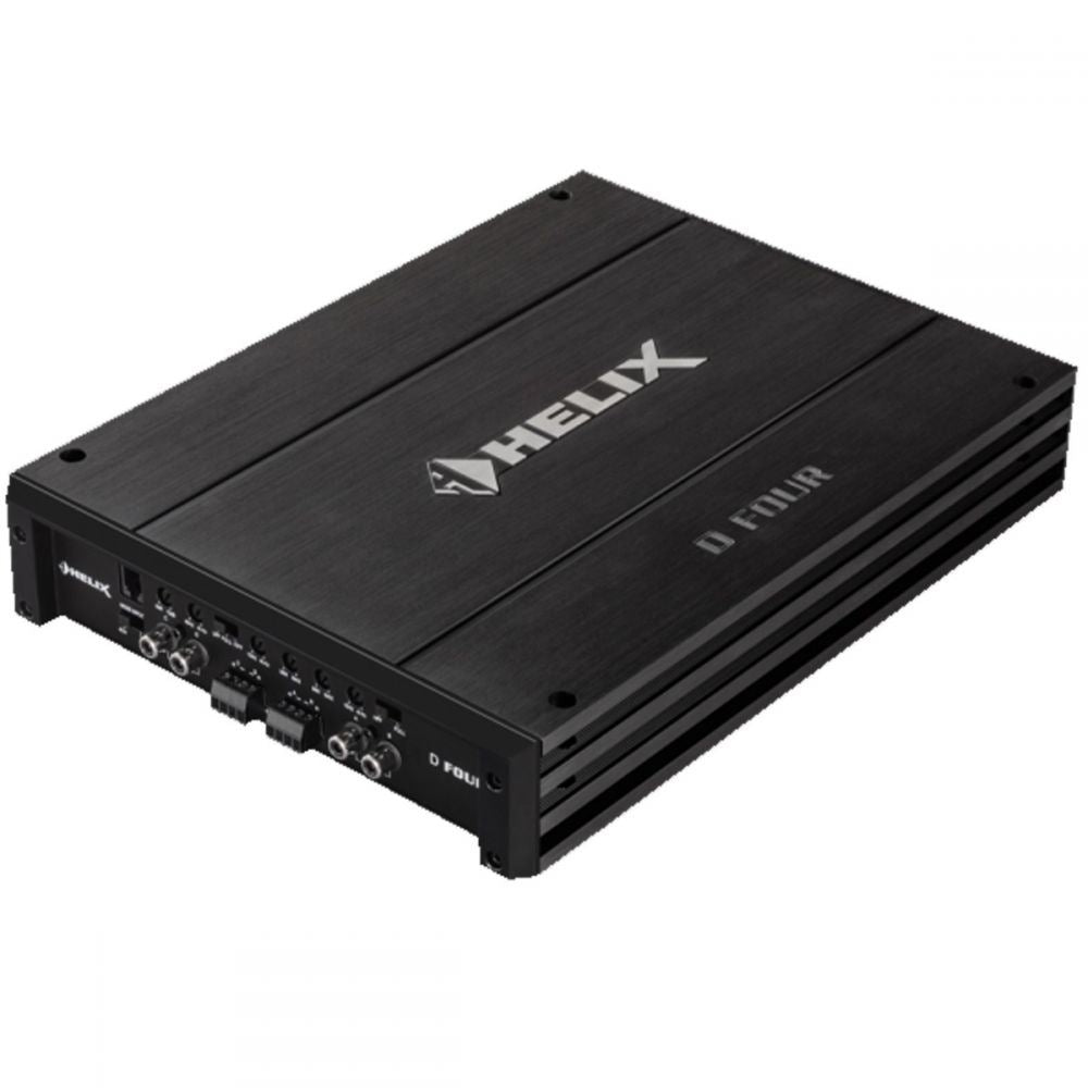 HELIX D FOUR - 4 Channel 520 Watts Peak Power Car Amp Amplifer With Active Crossover
