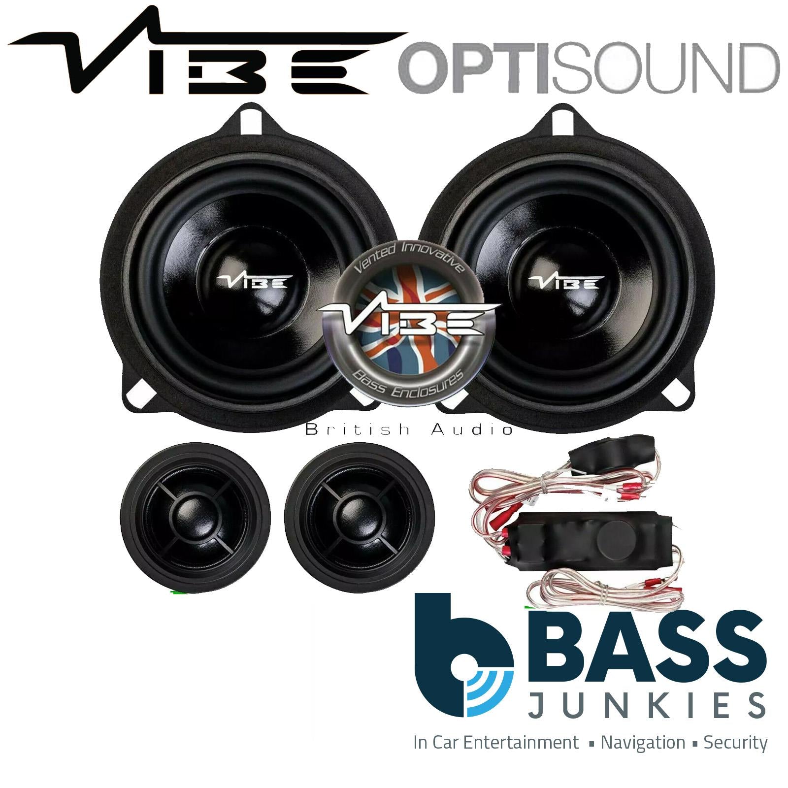 VIBE BMW X1,X3 & 1,3,4,5,6 Series 2-Way Component Car Speaker Upgrade Kit