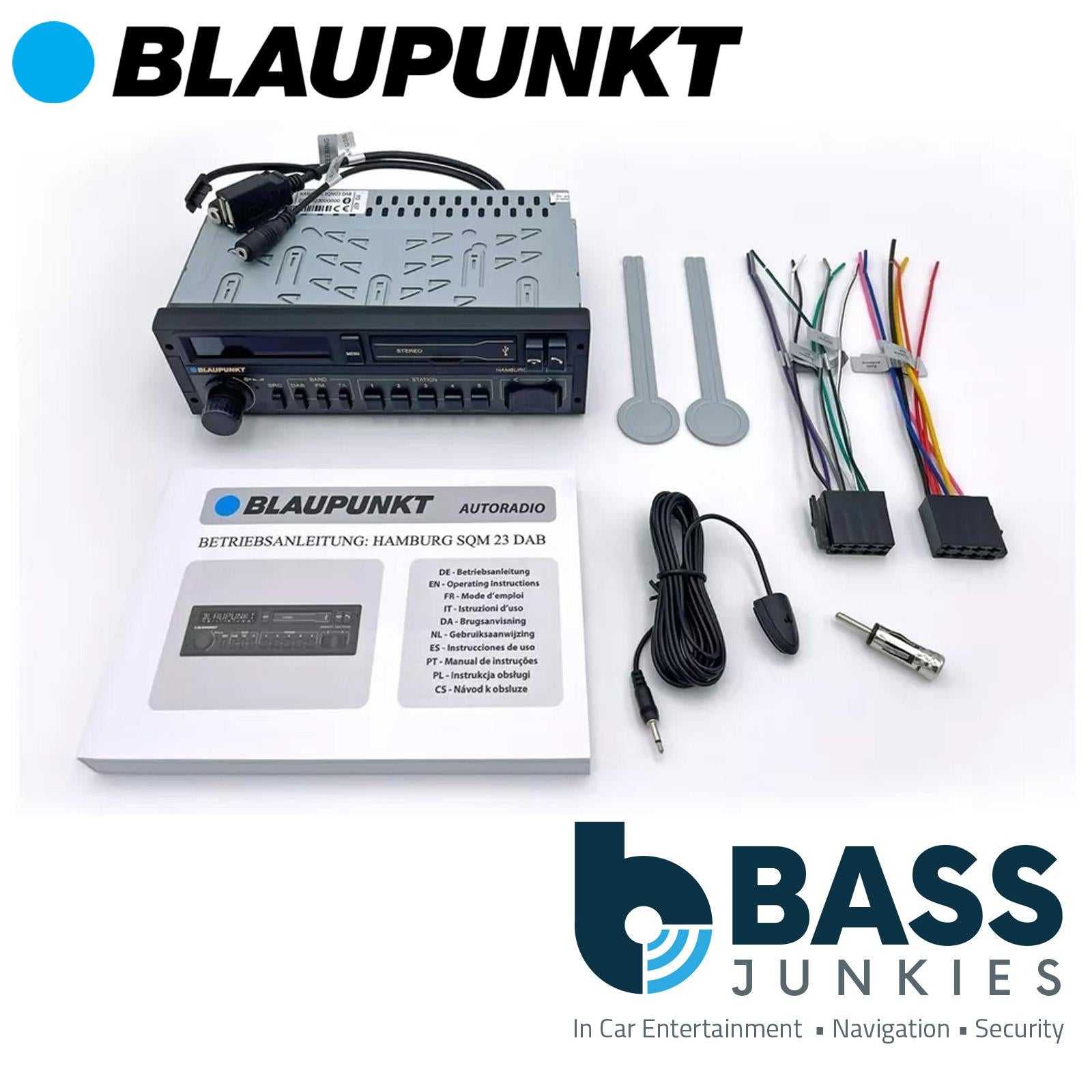 BLAUPUNKT HAMBURG SQM23 Retro DAB USB MP3 Bluetooth Classic Car Radio Stereo