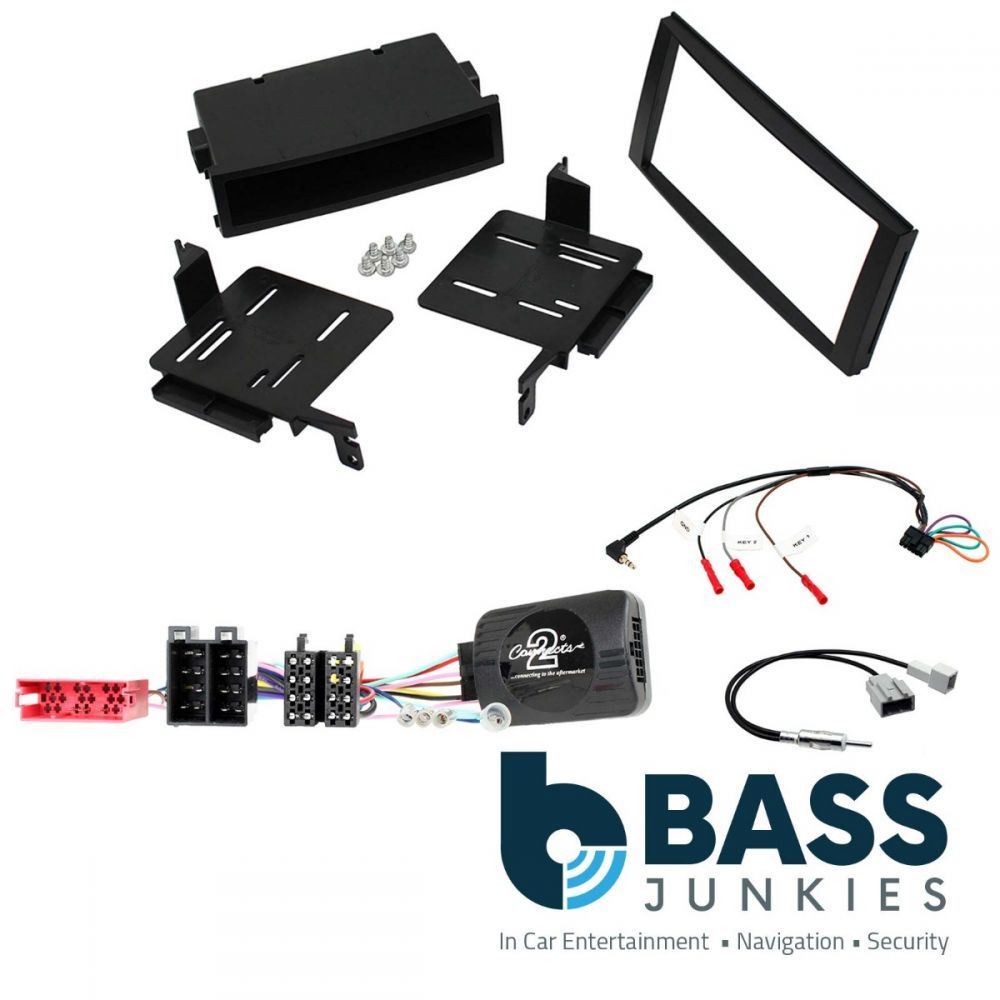 Connects2 CTKHY04 Hyundai Santa-Fe 2010-2012 Stereo Double Din Fascia Steering Wheel Interface Kit