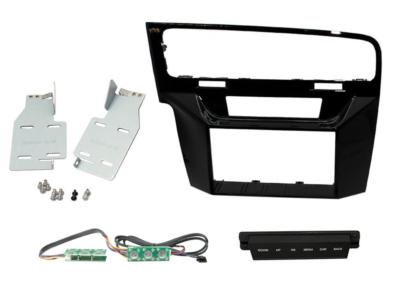 Connects2 CTKVW08L - Volkswagen Golf 2013 Onwards Double Din Fascia & Steering Wheel Interface Installation Kit