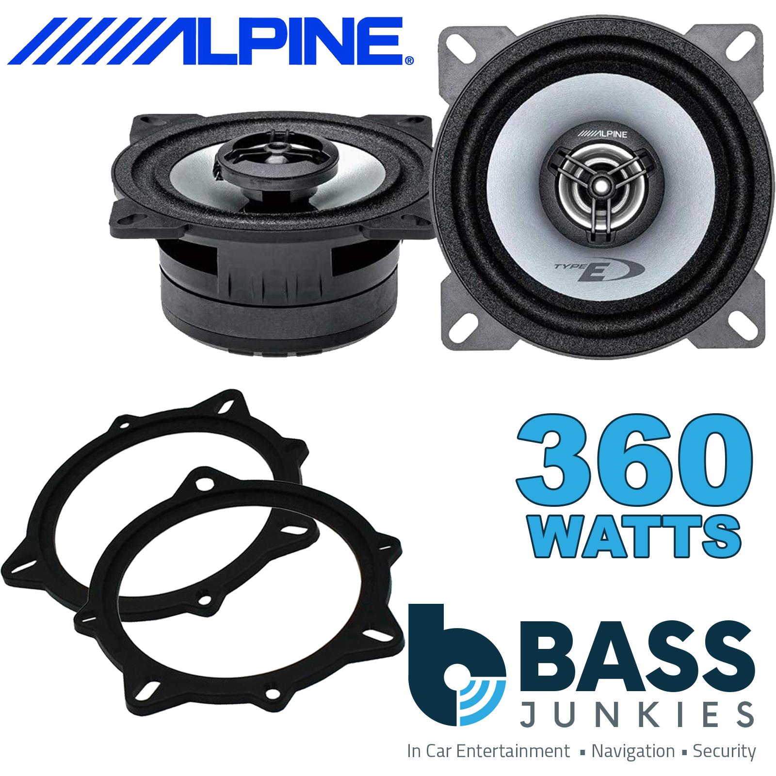 Alpine SXE-1025S 2-Way 360W Coaixal Speakers Supplied with Brackets for BMW 3-Series 2005-2012 [E90]