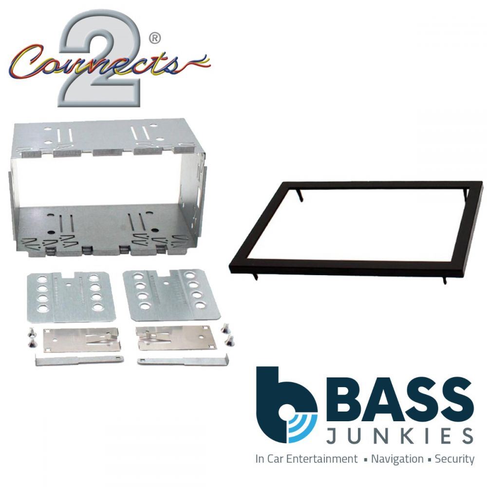 Connects2 CT23SA01 - Saab 9-5 1997 - 2005 Double Din Fascia Panel & Cage Kit