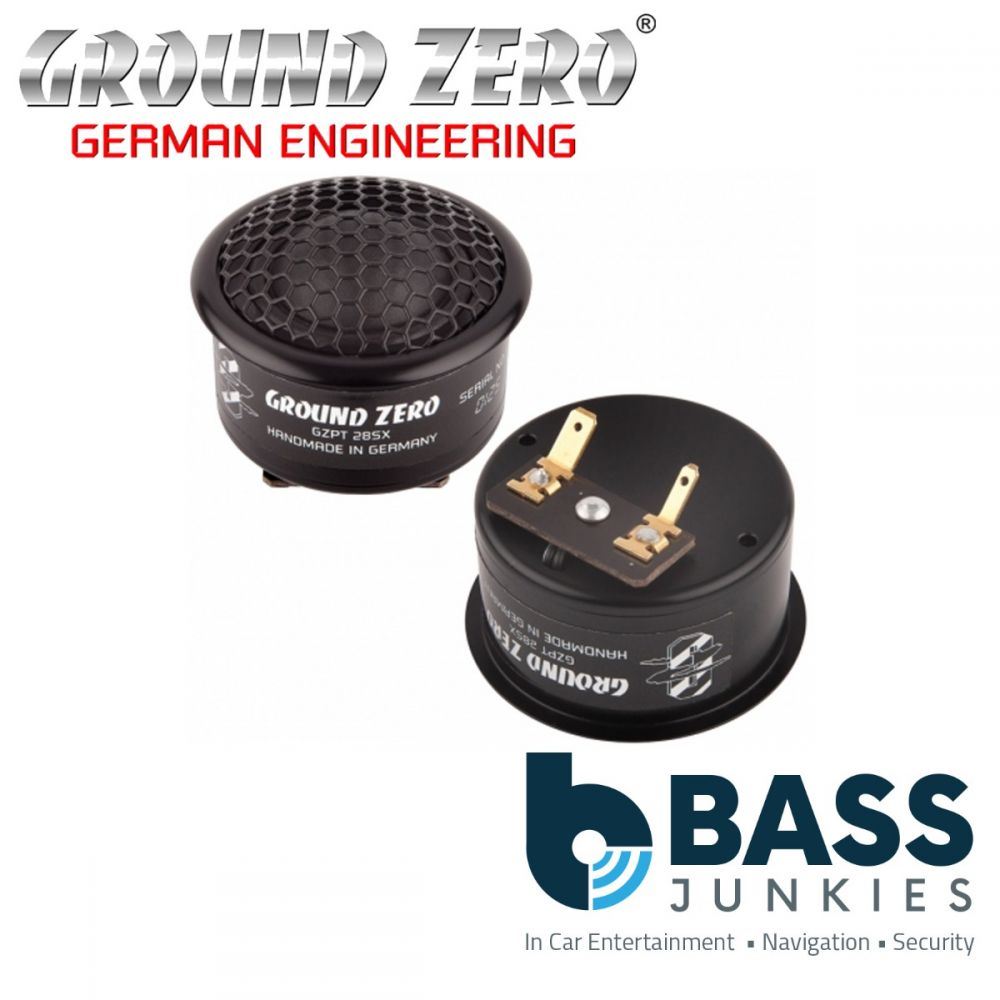 Ground Zero GZPT 28SX -  1.1” Inch 28mm 150 Watts Silkdome Car Tweeter