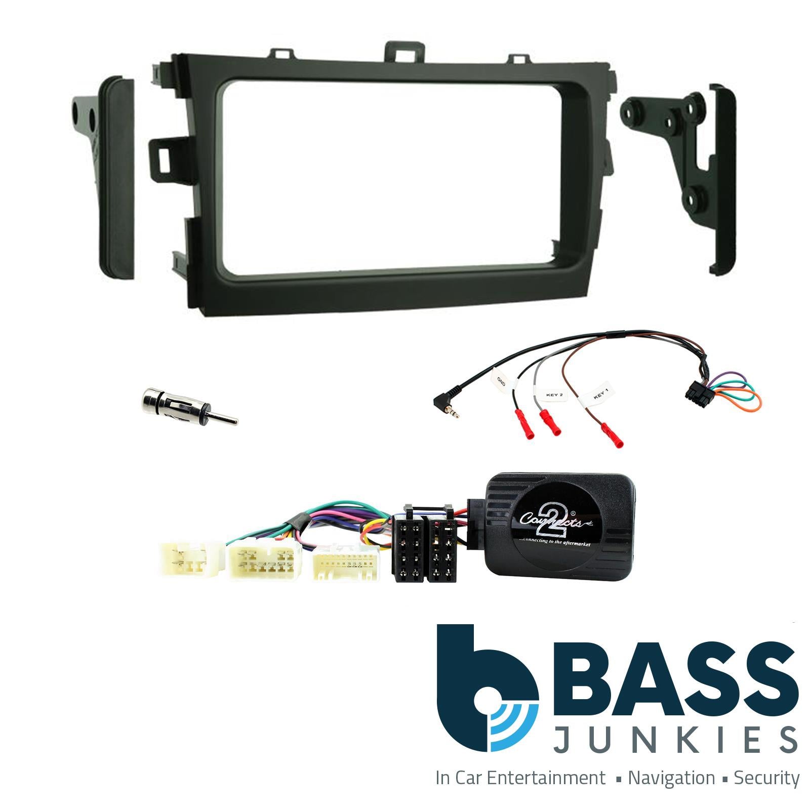 Connects2 CTKTY02  - Toyota Corolla 2009-2011 Double Din Fascia Installation Kit
