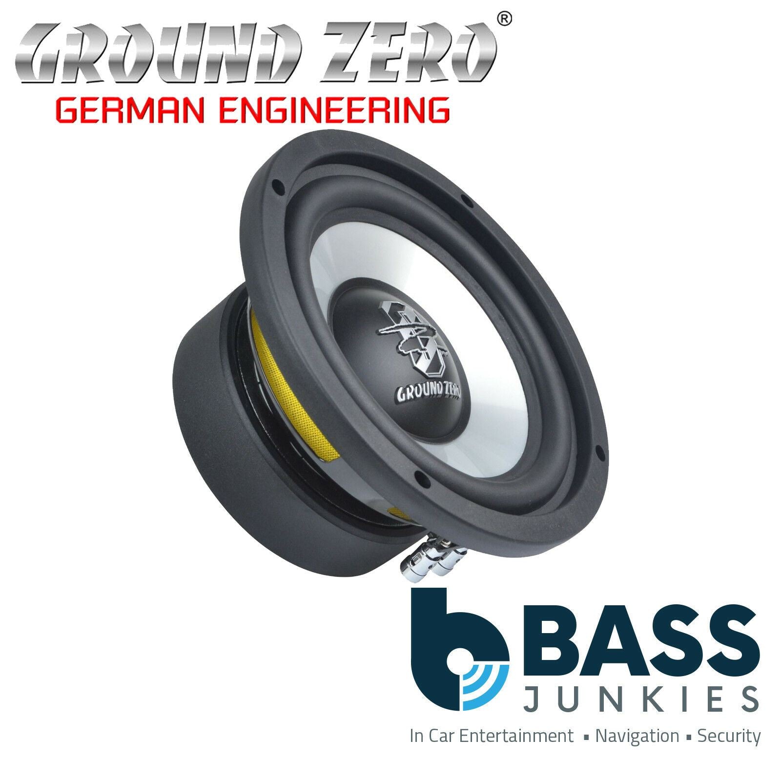 Ground Zero GZIW 165X-II - 6.5" Inch 16.5cm 100 Watts 4 Ohm Car Sub Subwoofer