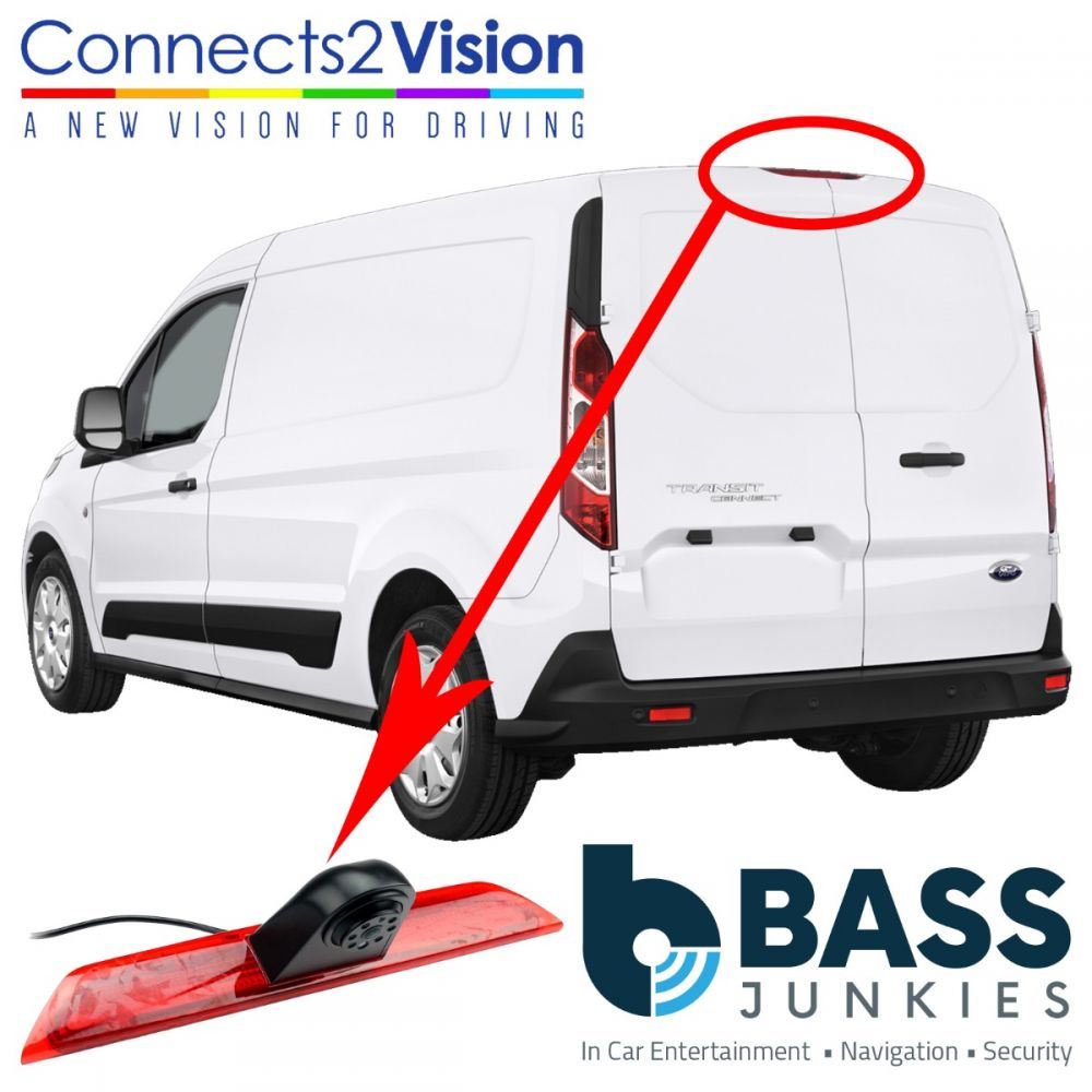 Ford Transit 2014 Onwards Rear Brake Light Reversing Camera & 5" Screen Kit